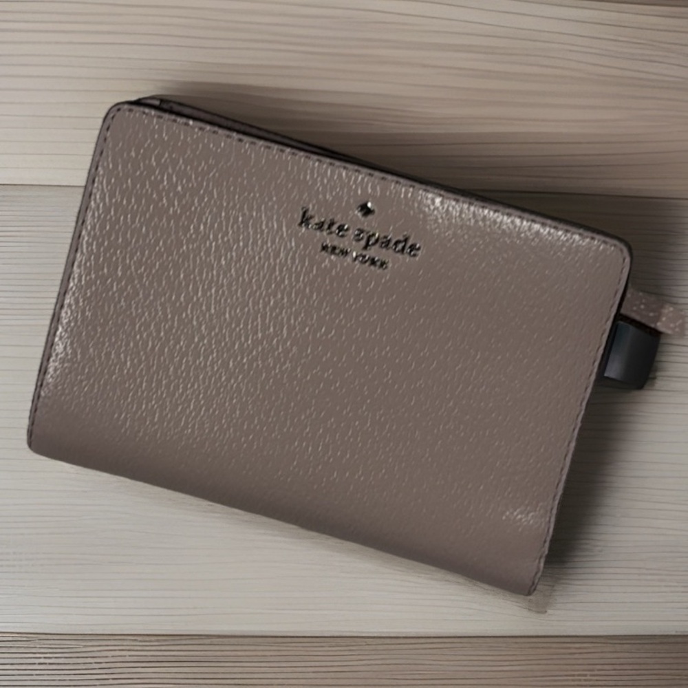 Kate Spade Madison Small Bifold Wallet Light Taupe